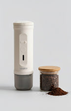 Máquina de Espresso Portatil Blanca
