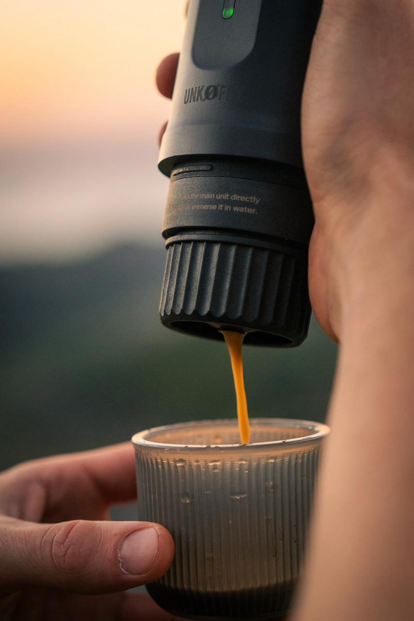 Maquina de Espresso Portátil Negra