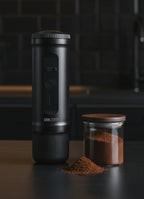 Máquina de Espresso Portátil Negra